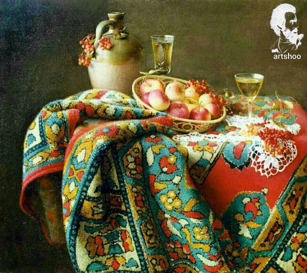 آموزش نقاشی رنگ روغن